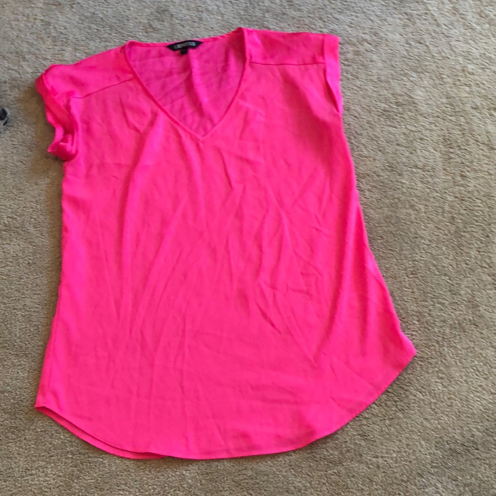 Express hot pink blouse